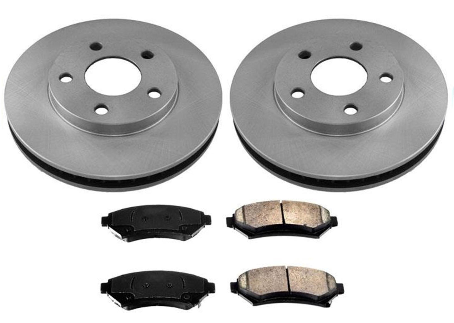 Front Rotors & Brake Pads For Chevrolet Ventura 1997-2002 Front Wheel Drive