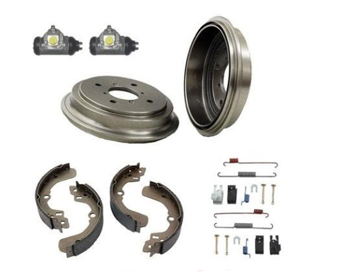 Rear Brake Drum Brake Shoes with Drum Hardware For Nissan Altima 1999