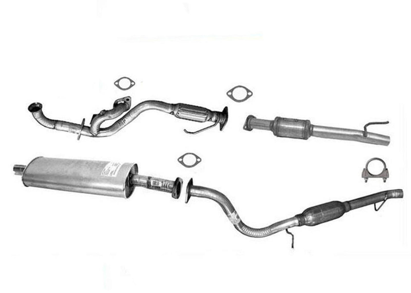Y Pipe Catalytic Converter Muffler Tail Pipe For Ford Escape 3.0L 2001 2003 2004