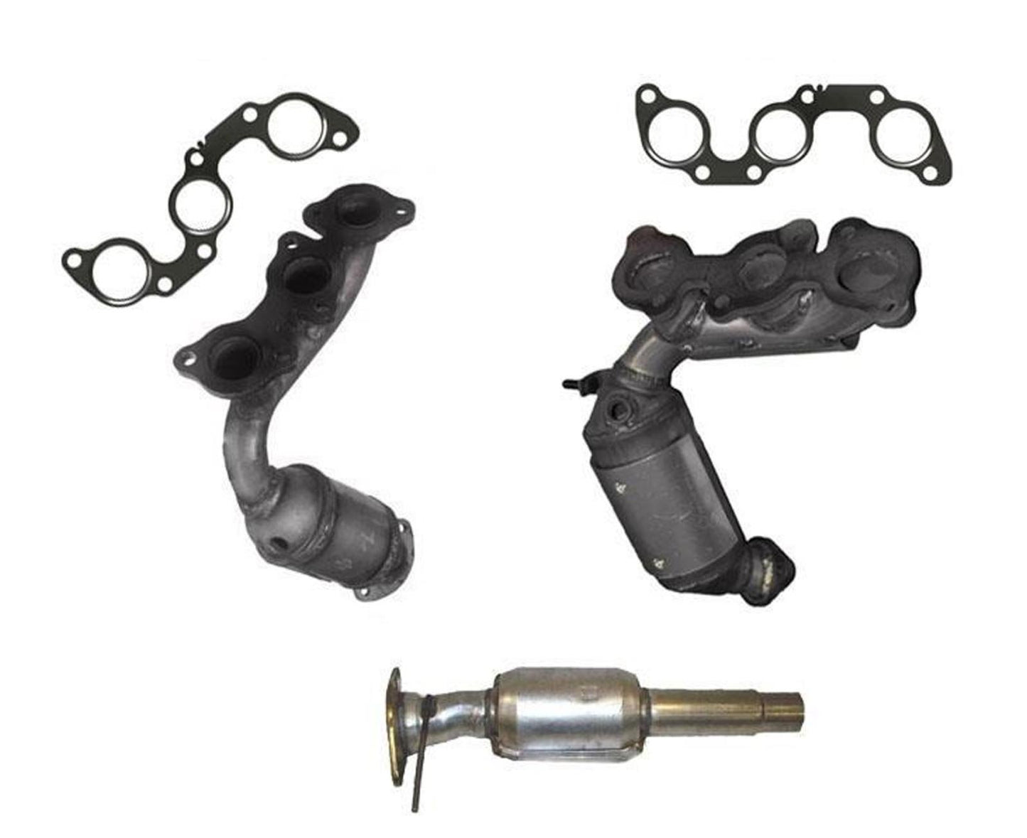 Convertidor catalítico delantero y trasero para Toyota Highlander con tracción total 2004-2007