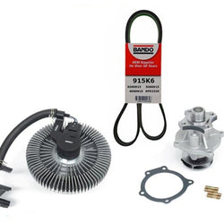 For GM 02-09 TRAILBLAZER 4.2L Engine Only Electronic Fan Clutch Water Pump Belt