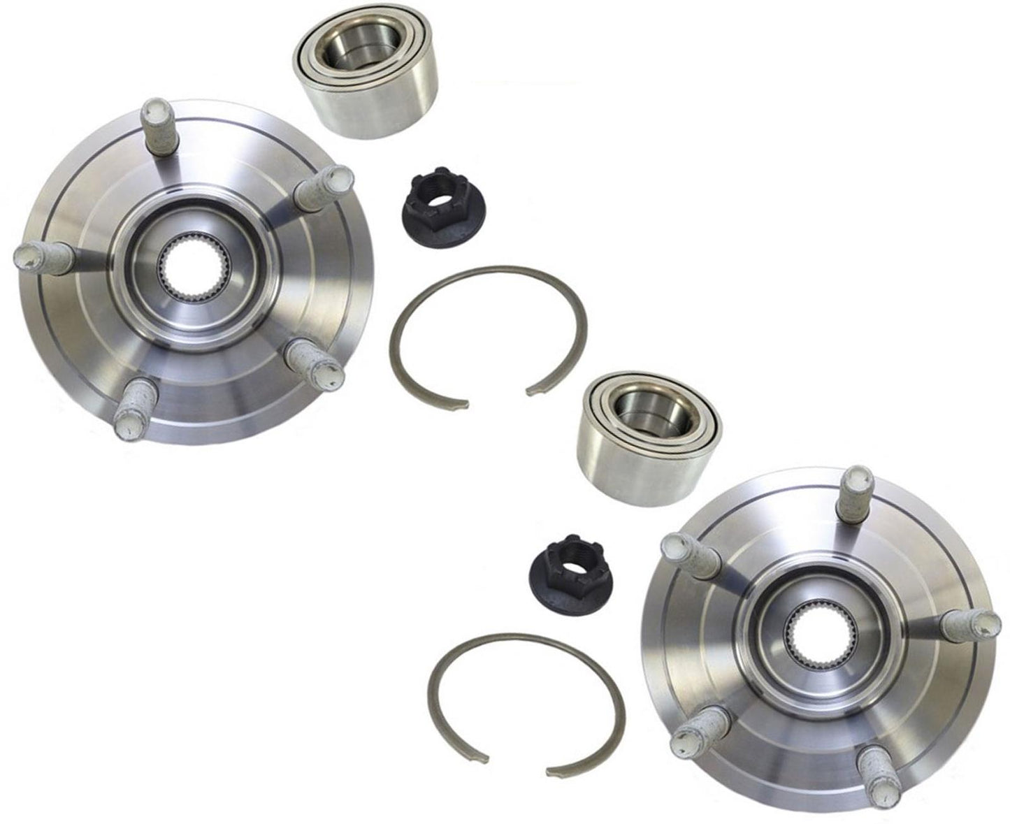 2 Rear Wheel Hub Wheel Bearing For 2010-2022 Jeep Grand Cherokee 11-24 Durango