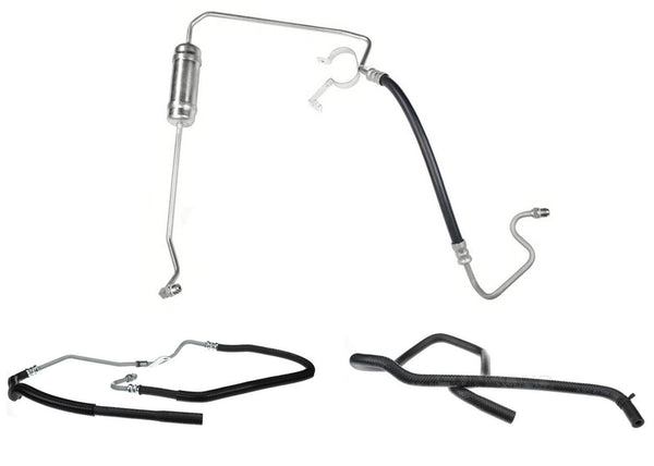 Power Steering Pressure & Return Hose for Ford Taurus 01-07 OHV Without Switch