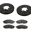 For Nissan 2000 2002 2003 2004 Xterra Disc Brake Rotors & Ceramic Brake Pads