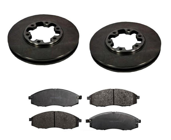For Nissan 2000 2002 2003 2004 Xterra Disc Brake Rotors & Ceramic Brake Pads