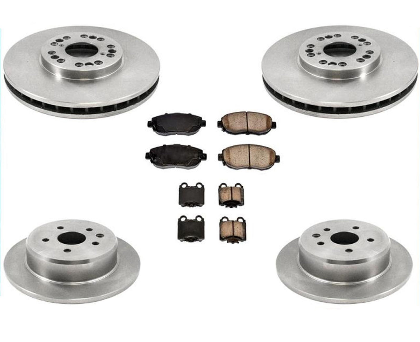 Front & Rear Rotors Brake Pads For Lexus IS300 2001-2005 GS300 98-01 GS400 98-00