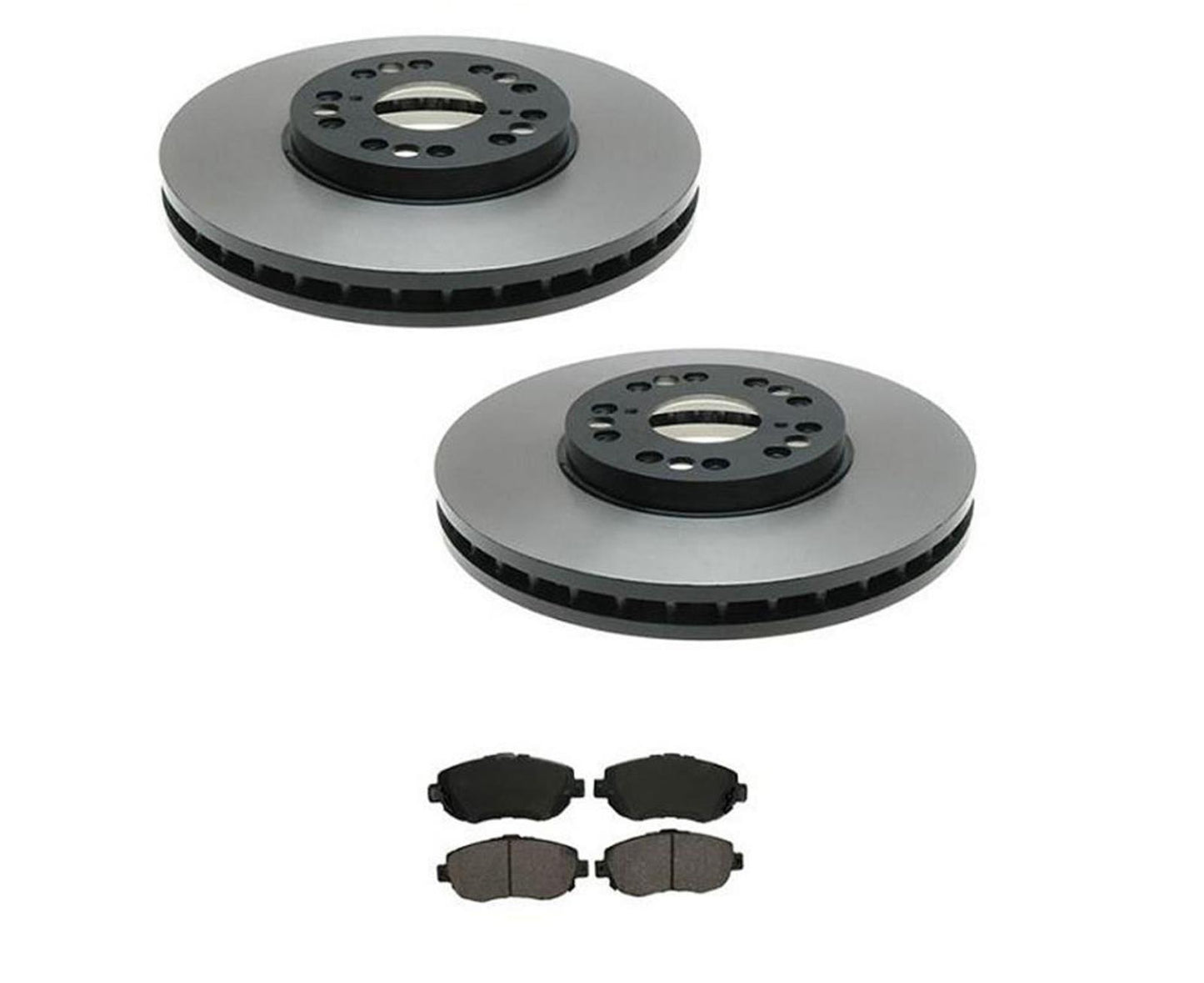 Rotores de disco de freno delantero y pastillas de cerámica para Lexus 93-00 GS300 98-00 GS400