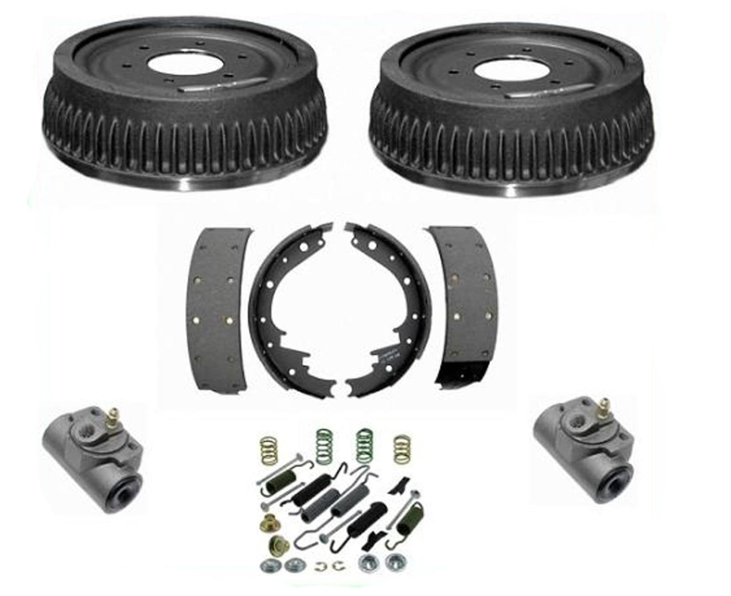 For 1974-1991 Chevrolet Suburban 1500 4 Wheel Drive Rr Brake Drum Drums & Shoes