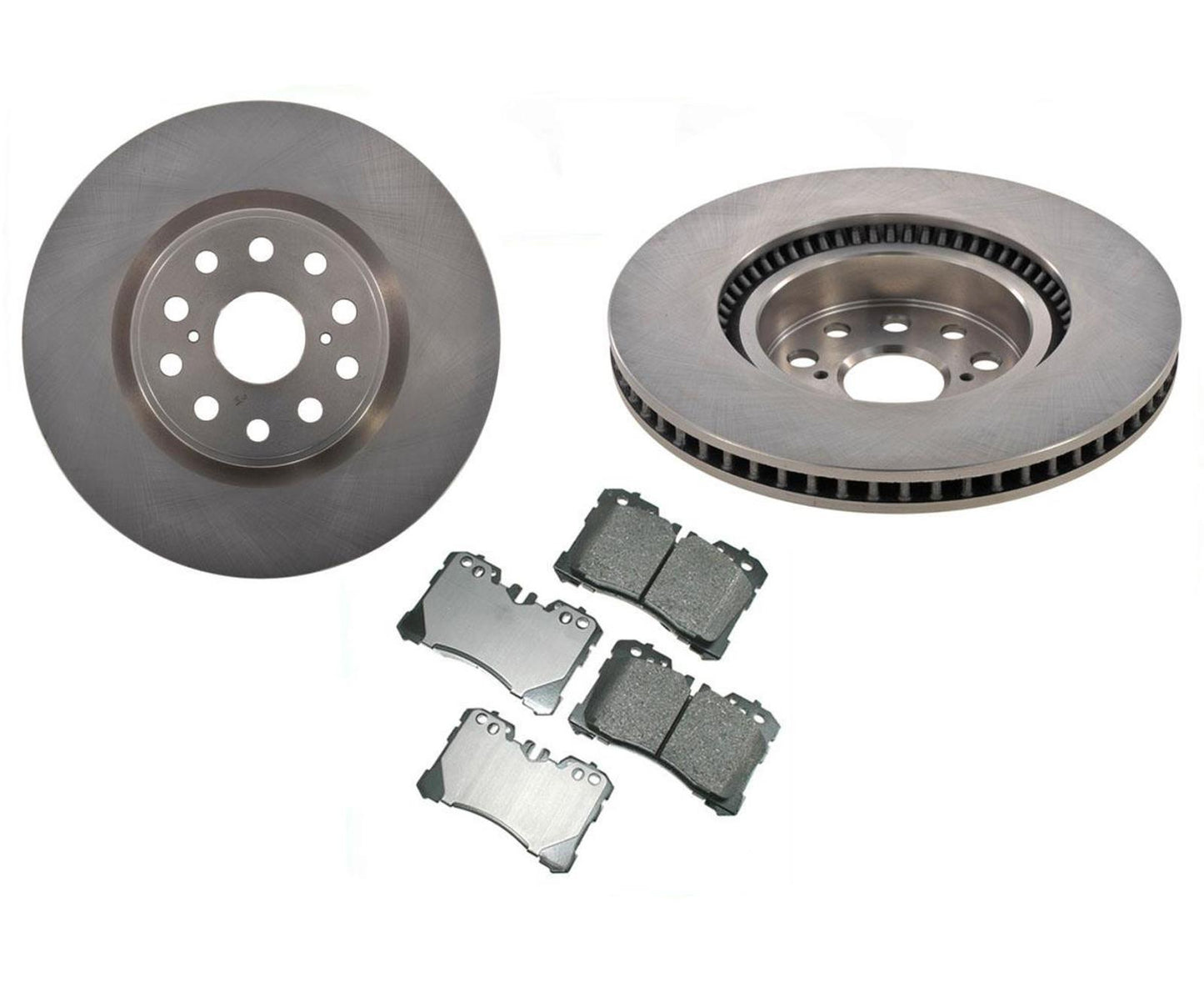 Front Brake Rotors & Ceramic Brake Pads For Lexus LS460 no sport package 2007-16