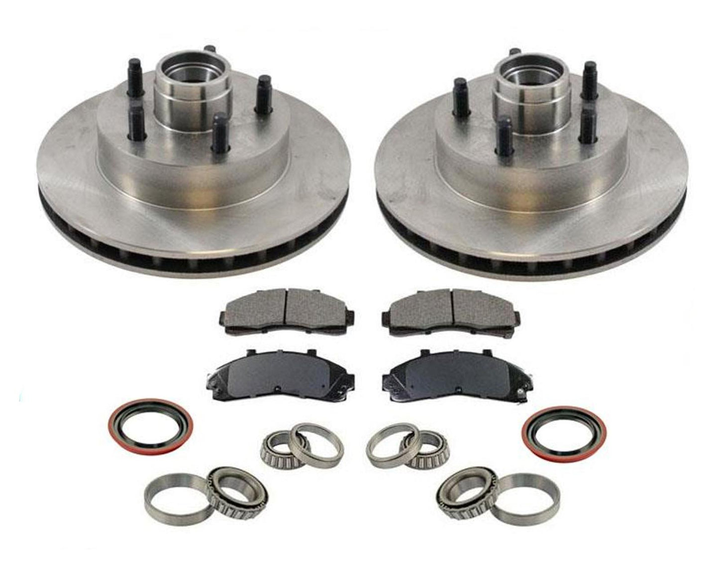 Se adapta a Ford Ranger 95-97, ruedas traseras, rotores de freno, pastillas, rodamientos, ABS trasero