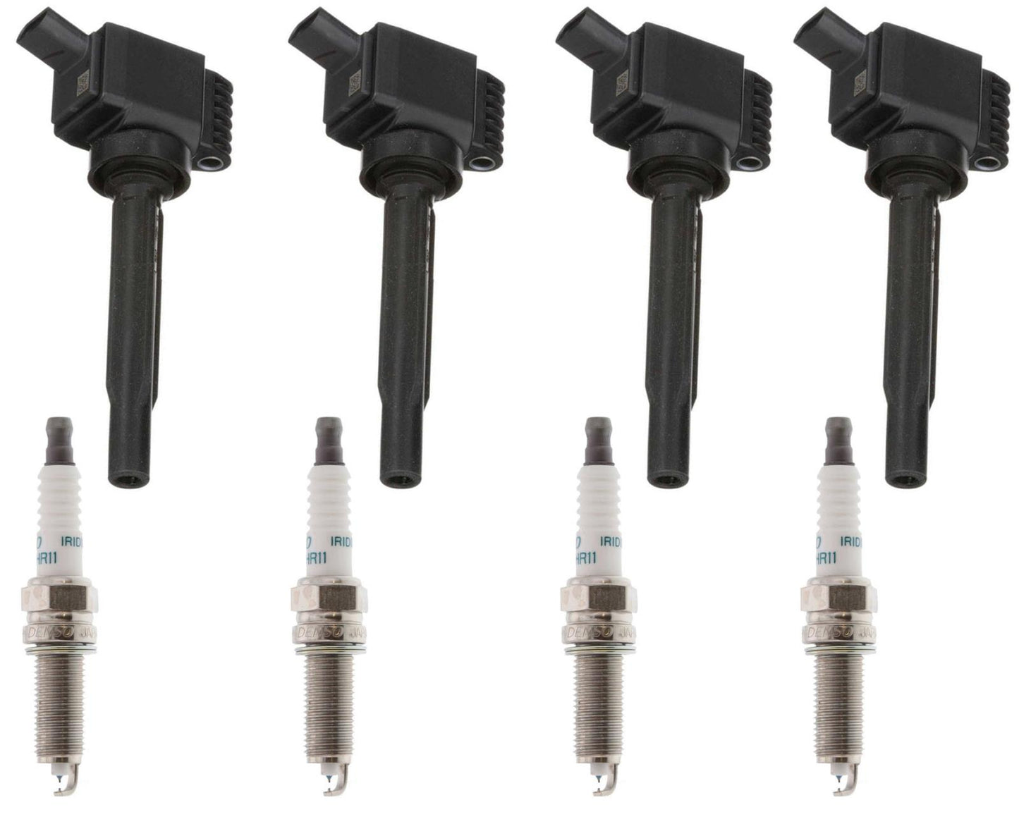 4 Direct Ignition Coil & Spark Plugs For Hyundai Santa Fe 2.5L 2021 2022 2023