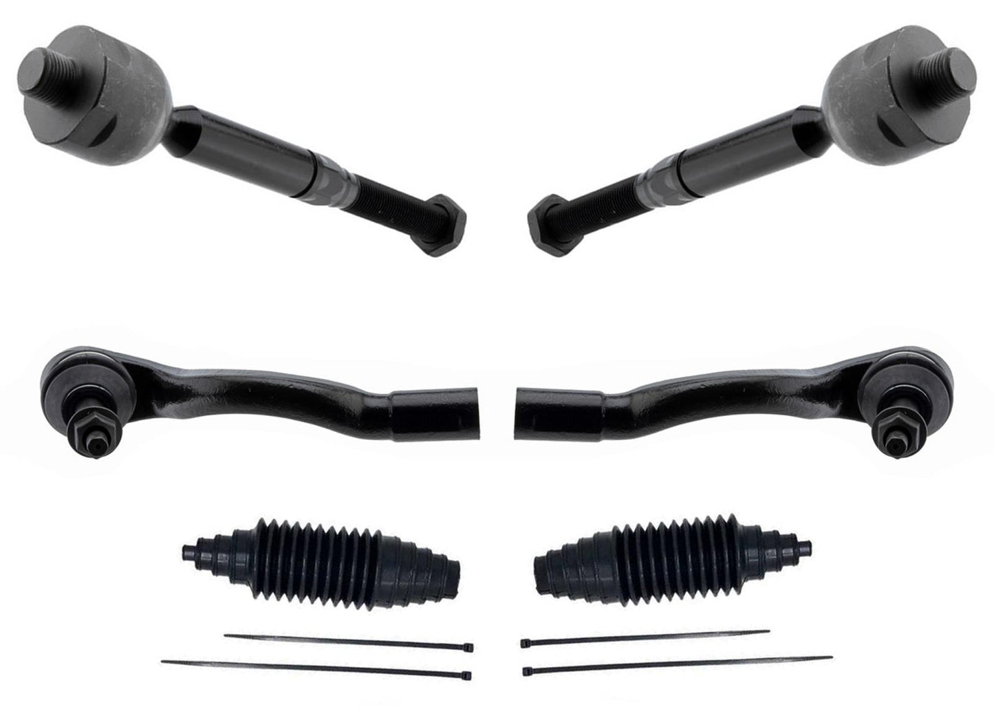 Front Left & Right Inner and Outer Tie Rods For Jeep Grand Cherokee 2016-2021
