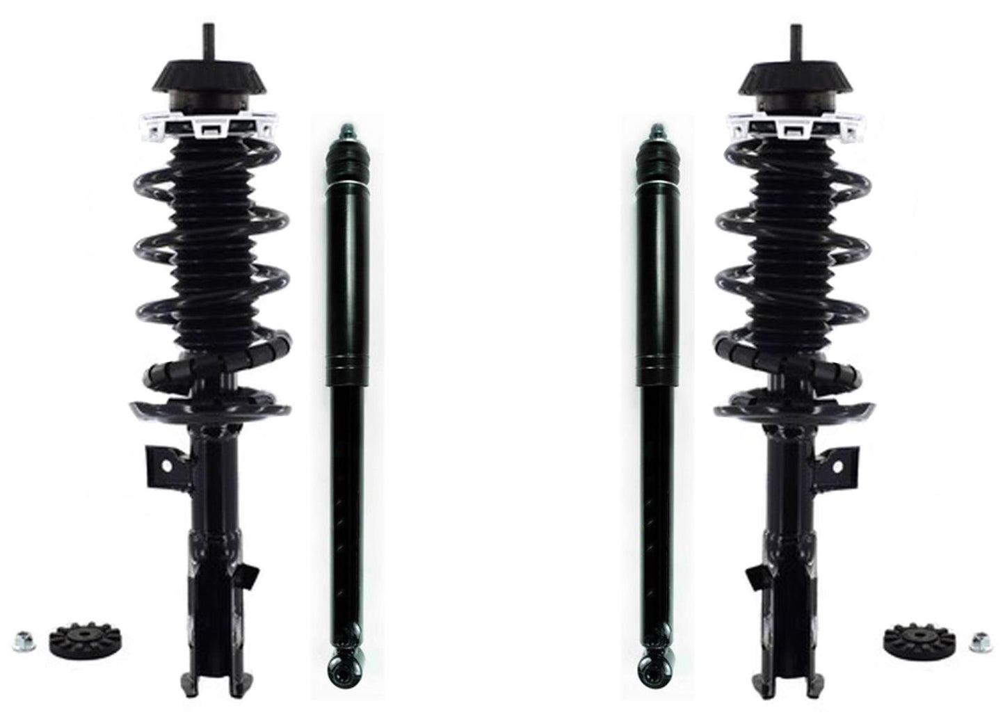 Front Complete Coil Spring Struts Mounts Rr Shocks for Honda Fit 2006 2007 2008