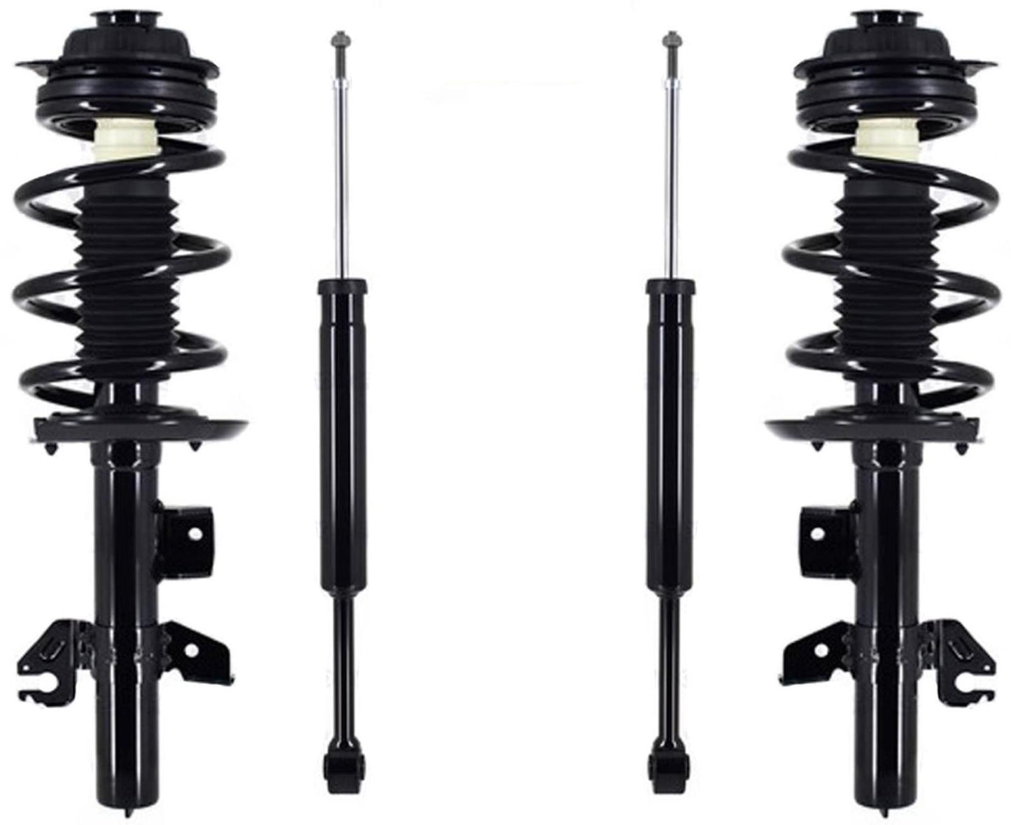 Front Complete Struts & Rear Shocks For Jeep Cherokee Front Wheel Drive 19-2022