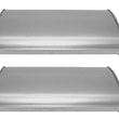 (2) 10 1/2" Oval Universal Muffler 20" OAL 2.00ID 2.00ID Offset Center