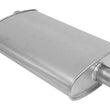 (2) 10 1/2" Oval Universal Muffler 20" OAL 2.00ID 2.00ID Offset Center