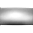 (2) 10 1/2" Oval Universal Muffler 26" OAL 2.25ID 2.25ID Offset Offset