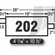 (2) 10 1/2" Oval Universal Muffler 26" OAL 2.25ID 2.00ID Offset Center