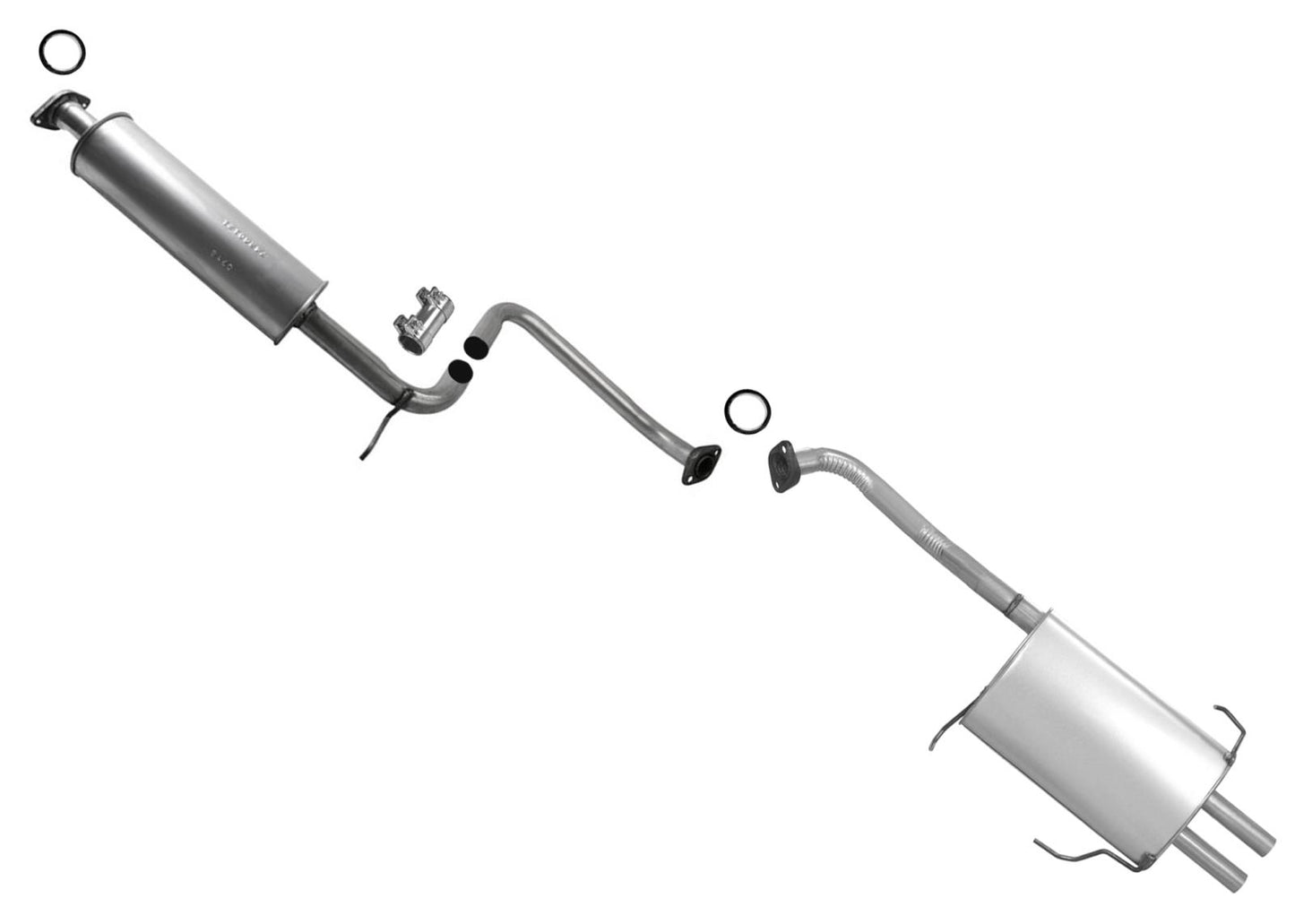 Tubo Resonador y Silenciador para Nissan Maxima 04/99 al 00 con Emisiones Federales