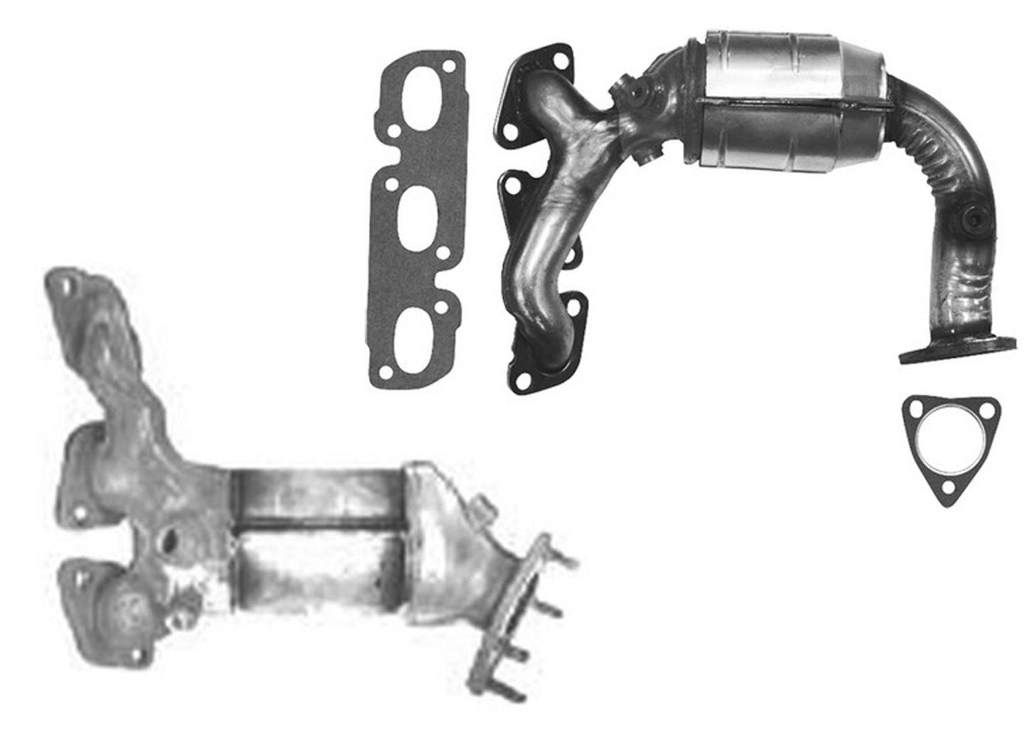 Front & Rear Upper Catalytic Converter for Mazda MPV 2002 2003 2004 2005 2006