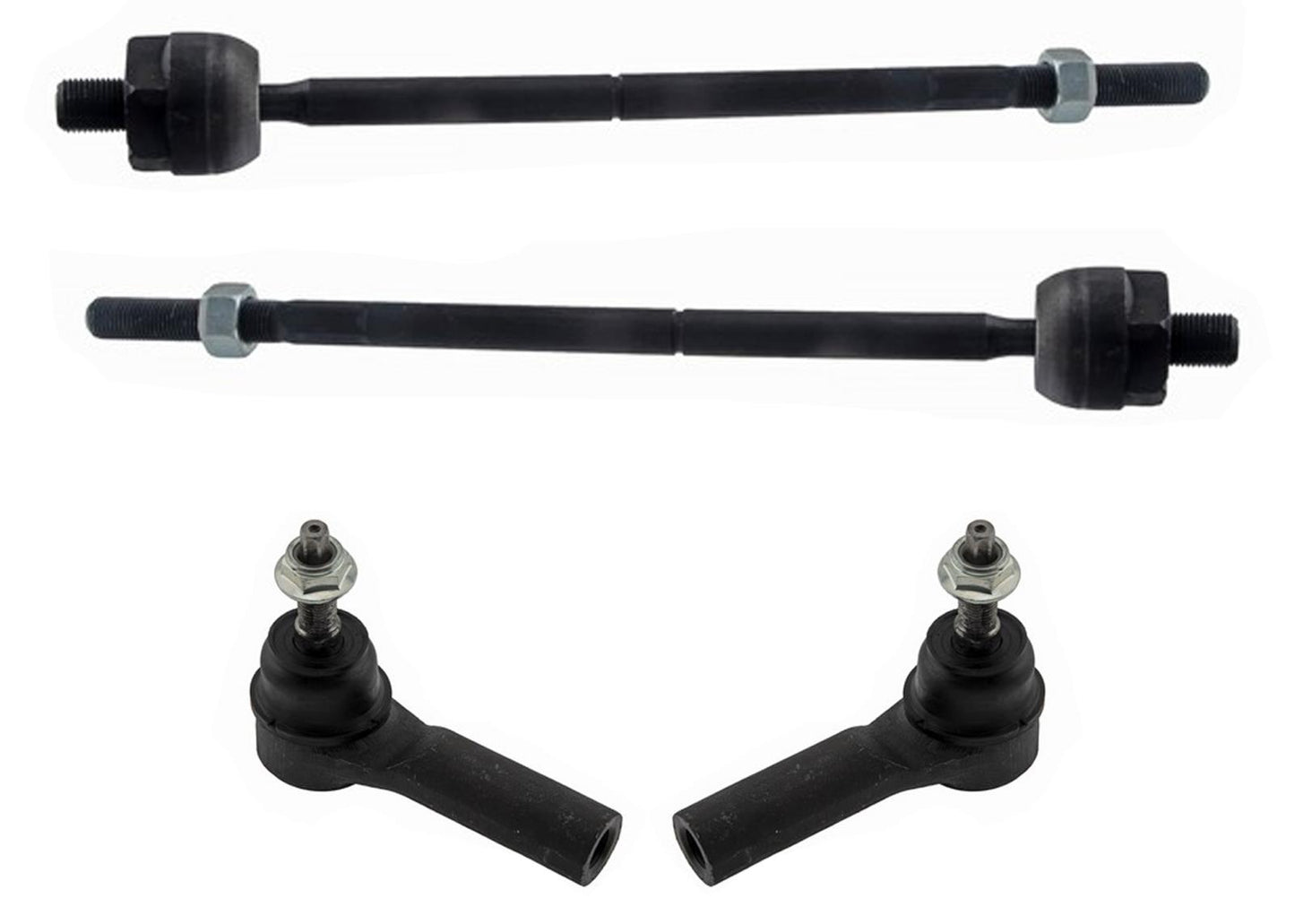 for 2005 2007 2008 2011 Ford Mustang Inner Tie Rods Outer Tie Rod Ends Kit