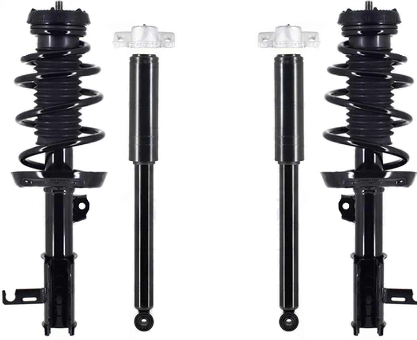 Front Struts W/ Coil Spring & Rear Shocks Absorber For Buick Verano 2012-2017