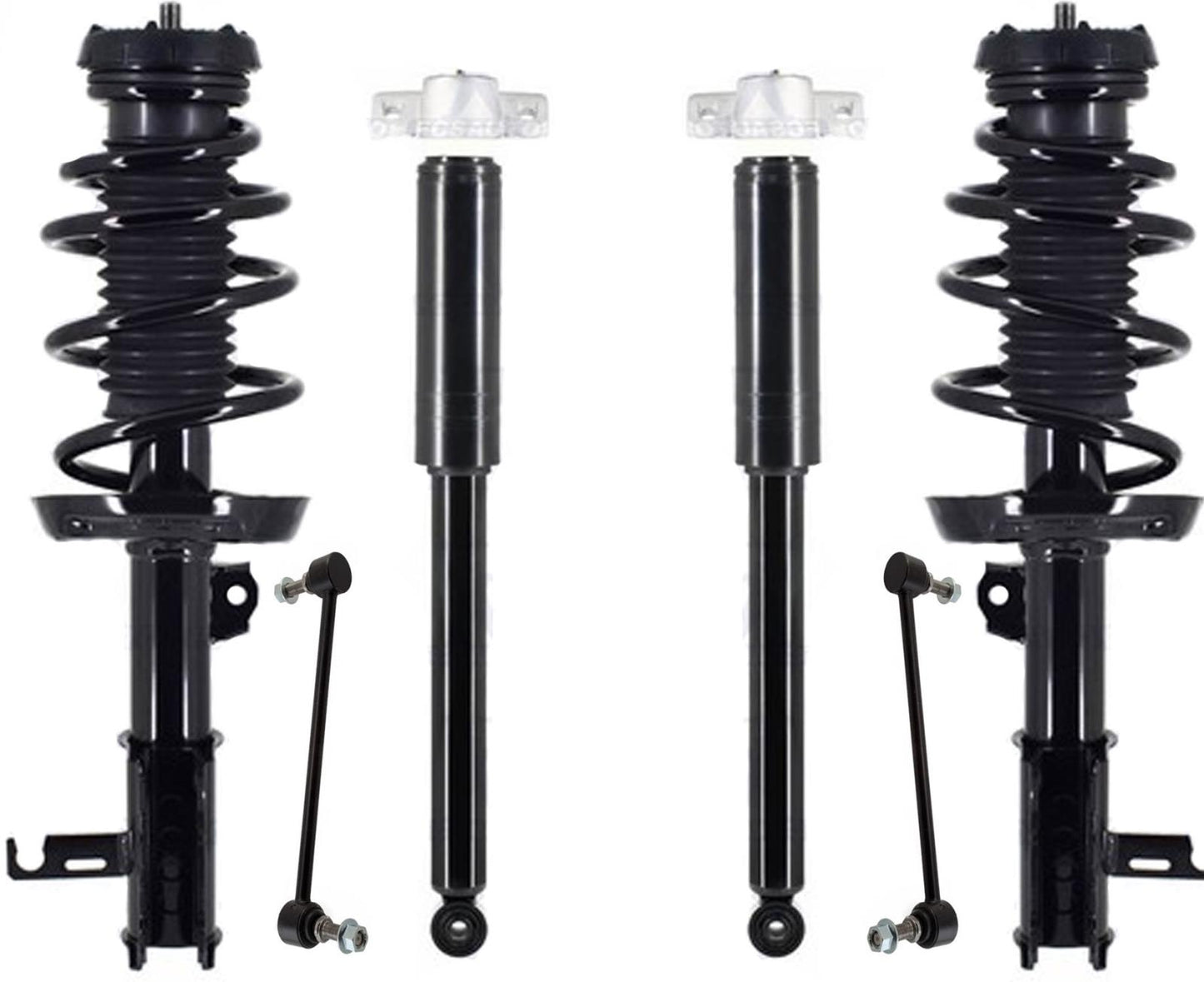 Front Complete Struts Rear Shocks & Front Links For Buick Verano 2012 2016 2017