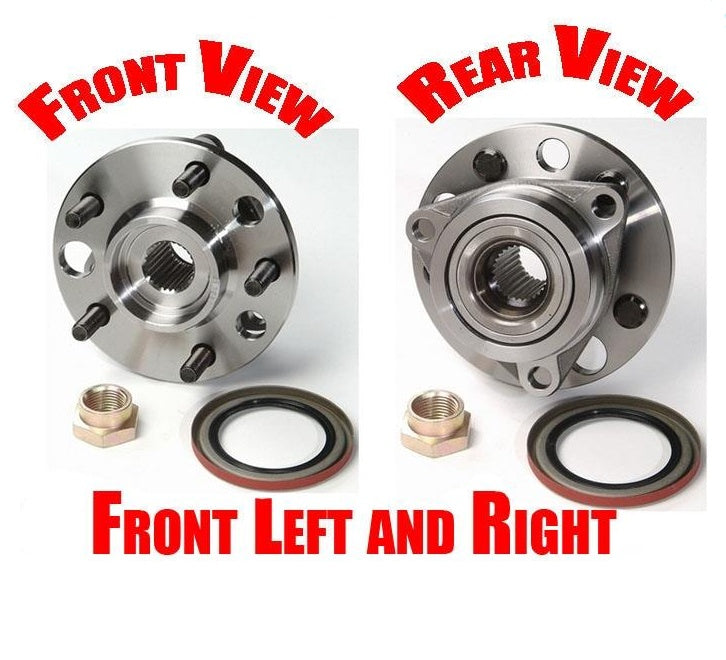 For 86-91 Olds Delta 88 Buick LaSabre (2) Front Hub & Wheel Bearing Kits