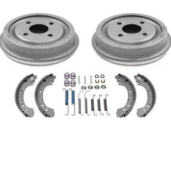 For 1991-2002 Saturn SC SL SW Rear Brake Drums & Shoes with Brake Springs 4pc