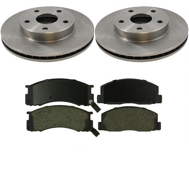 1991-1996 Previa Van 4W ABS 4W Disco (2) Pastillas de rotores de disco de freno 31106 MD500