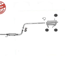 Muffler Resonator Pipe Exhaust System for Chevrolet Metro 1.0L 1.3L 2Door 98-01