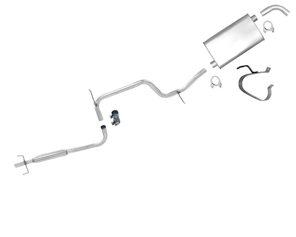 for 91-95 Taurus Wagon 3.8L / 94-95 3.0L Wagon Muffler Exhaust System Made USA