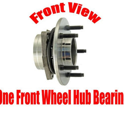 (1) FRONT Wheel Bearing & Hub for 4 Wheel Drv 4W ABS 5Std 97-99 F150