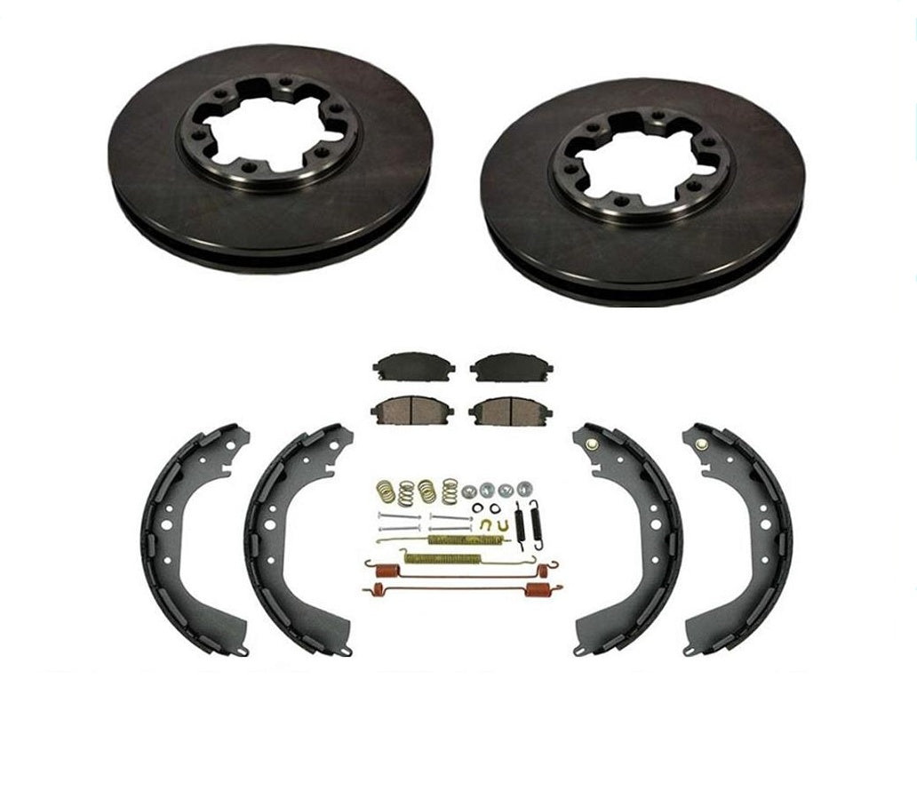 Fits 1996-1998 Nissan Pathfinder Front Brake Rotors & Pads & Brake Shoes