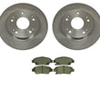 Fits 11-15 Honda CR-Z Front Brake Rotor Rotors & Ceramic Pads 31311 CD1394