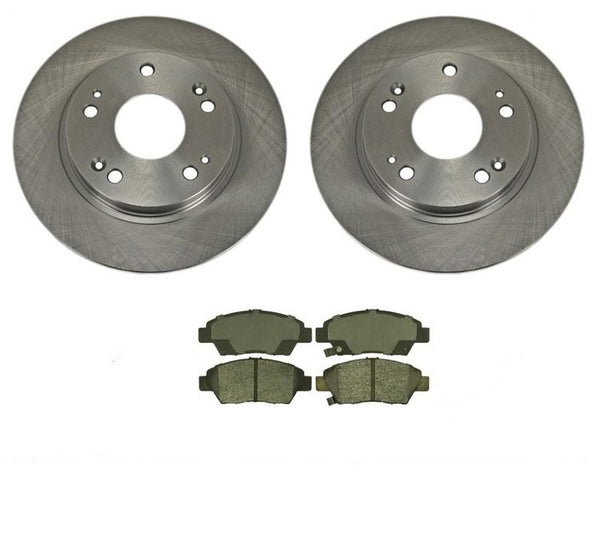 Fits 11-15 Honda CR-Z Front Brake Rotor Rotors & Ceramic Pads 31311 CD1394