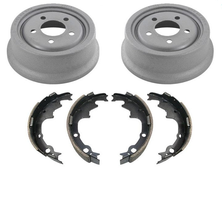 Tambores de freno trasero y zapatas de freno 1991-1998 para Jeep Wrangler Kit de 3 piezas