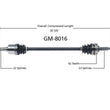 95 to 2000 Metro 1.0L 3 Cly Passengers Side CV Joint Half Shaft GM-8016