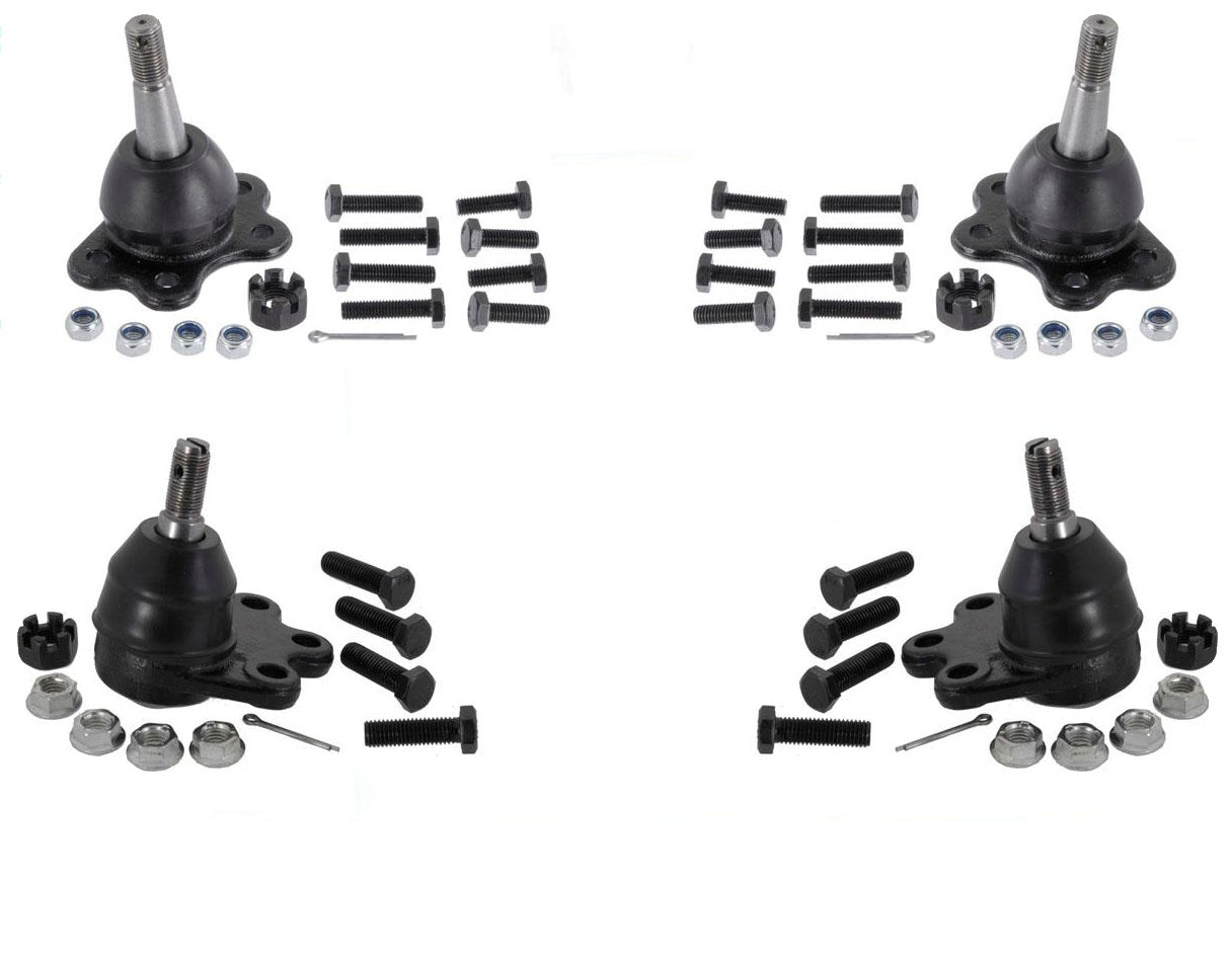 91 to 05 Chevy Astro & GMC Safari All Wheel Drive Upper & Low Ball Joints 4 Pcs