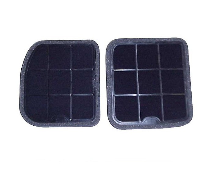 2 nuevos filtros de aire de cabina de carbón mejorados en la caja del calentador para Mercedes CL500 00-06