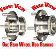 (1) 00-06 MPV Van Protege W/ R Disc REAR Axle and Hub Assembly REAR