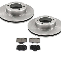 Fits 1993-1998 Toyota T100 4 Wheel Drive Front Brake Rotors & Ceramic Pads