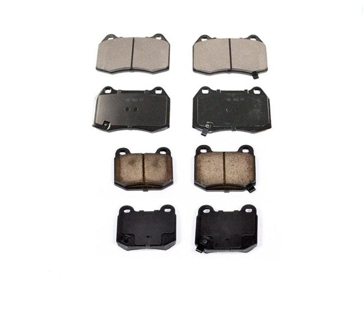 With Brembo Braking System Front & Rear Brake Pads for Nissan 350Z 2003-2009