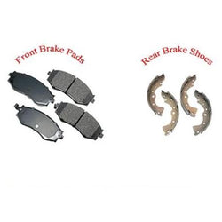 for 2003 2004 2005 2006 Nissan Sentra 1.8L Front Ceramic Pads & Rr Brake Shoes