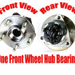 (1)  Wheel Bearing Hub Front for 04-12 Malibu With 4 Wheel ABS Braking