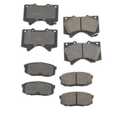Compatible con pastillas de freno de cerámica delanteras y traseras Lexus LX570 y Toyota Tundra Landcruiser.
