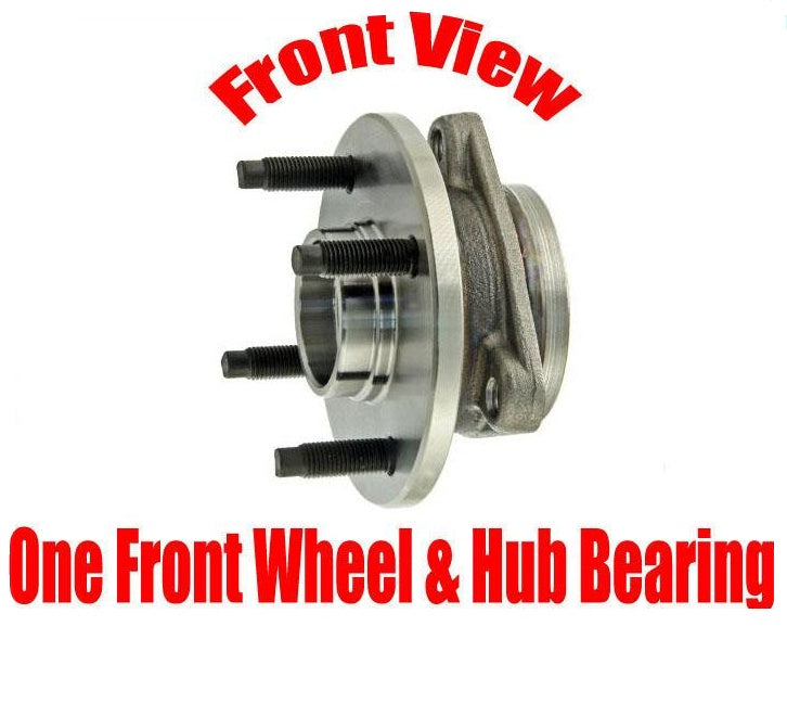 ONE Front Wheel Hub Bearing for Chevrolet Cobalt 4 Stud with out ABS 2003-2010