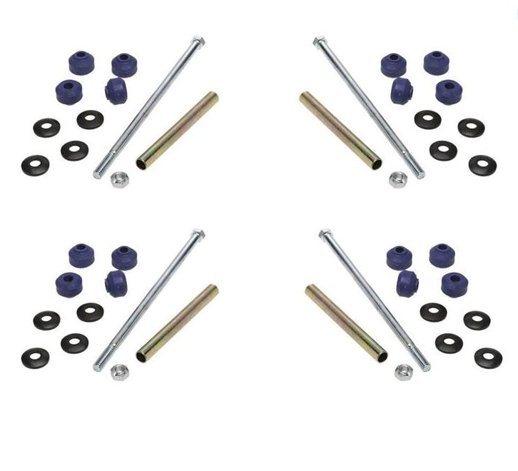 Para Ford Explorer Aviator Mountaineer 02-05 (4) KITS DE ENLACE DE BARRA ESTABILIZADORA DELANTERA Y TRASERA