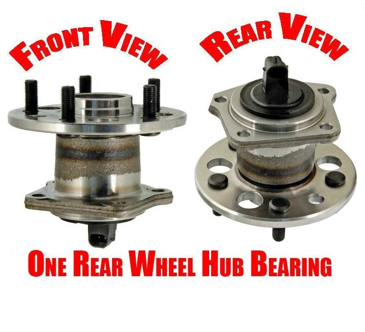 (1) 100% nuevo par probado para el conjunto de buje del eje trasero Toyota Sienna de 1998 a 2003.
