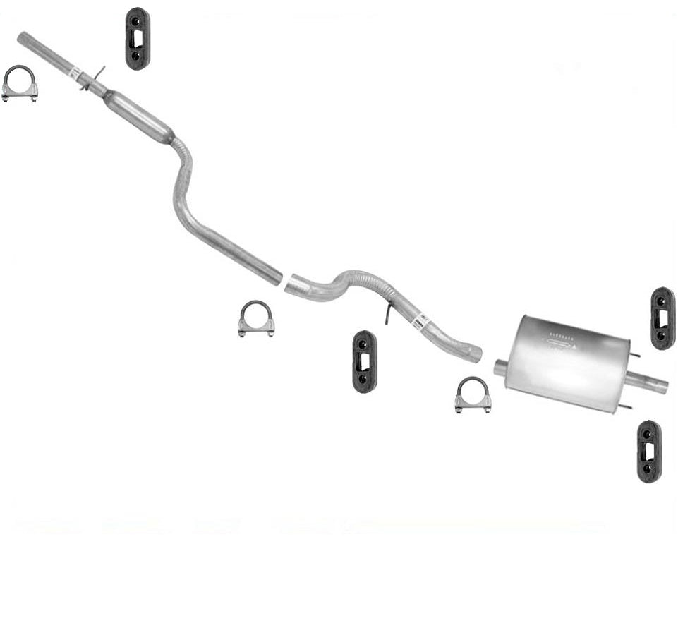 For 98-00 Stratus Breeze 2.0L 2.4L 99-00 Cirrus 2.4L Muffler Exhaust Pipe System